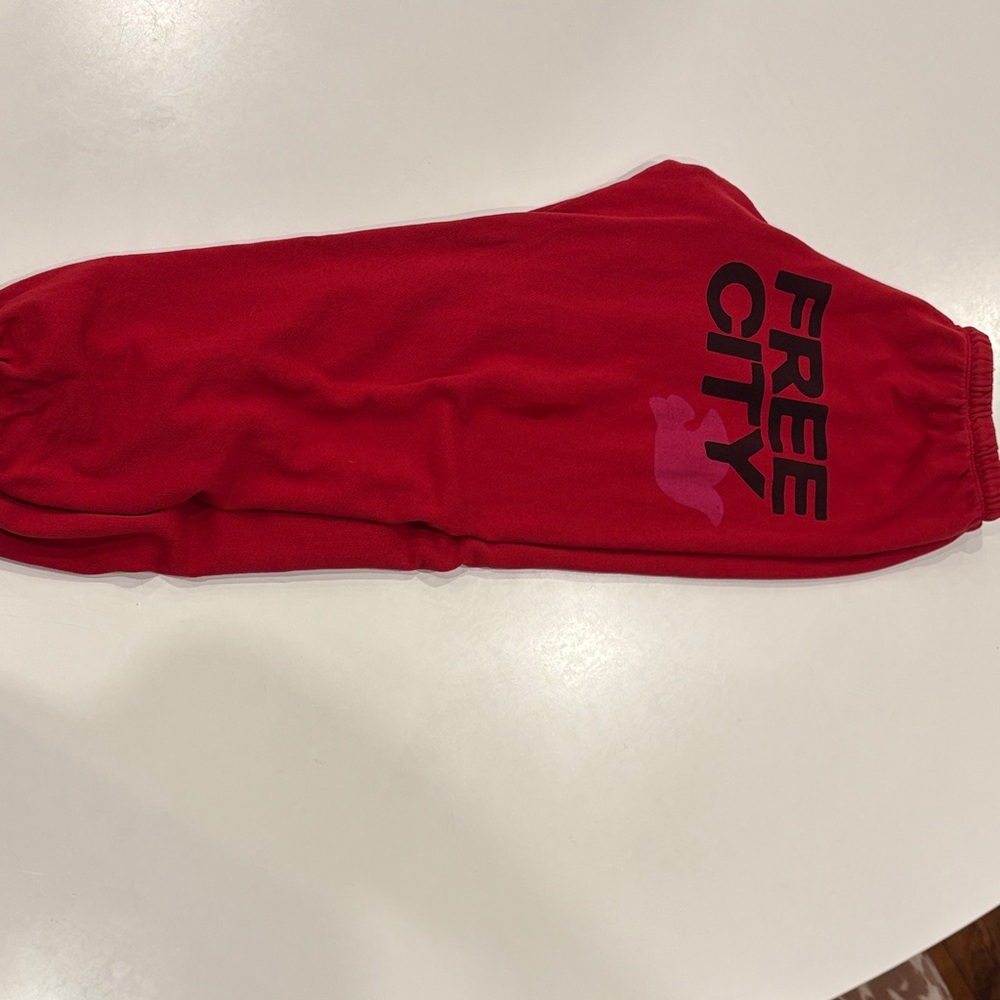 Freecity Bold Red Joggers